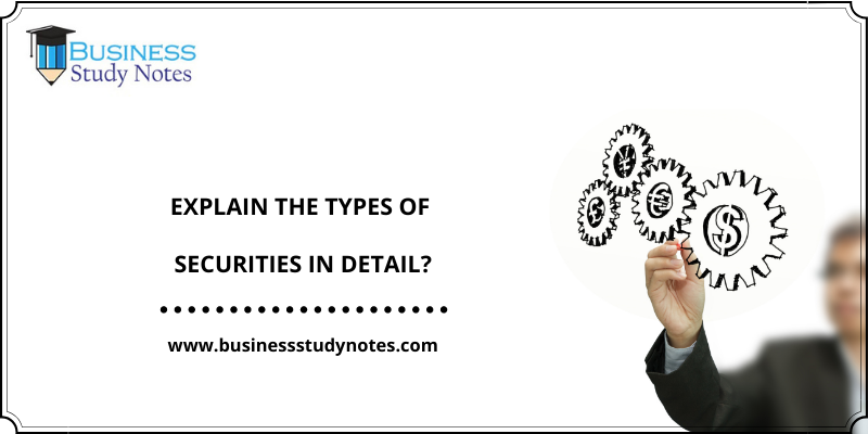 Types of securities