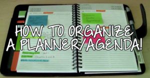Agenda Organization Tip