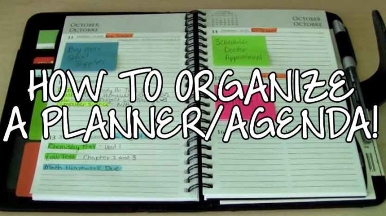 Agenda Organization Tip