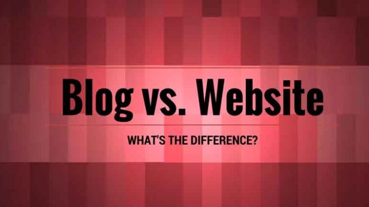 Blog-vs-Website
